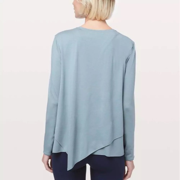Lululemon sweetest day asymmetrical long sleeve 🩵 - Picture 2 of 6